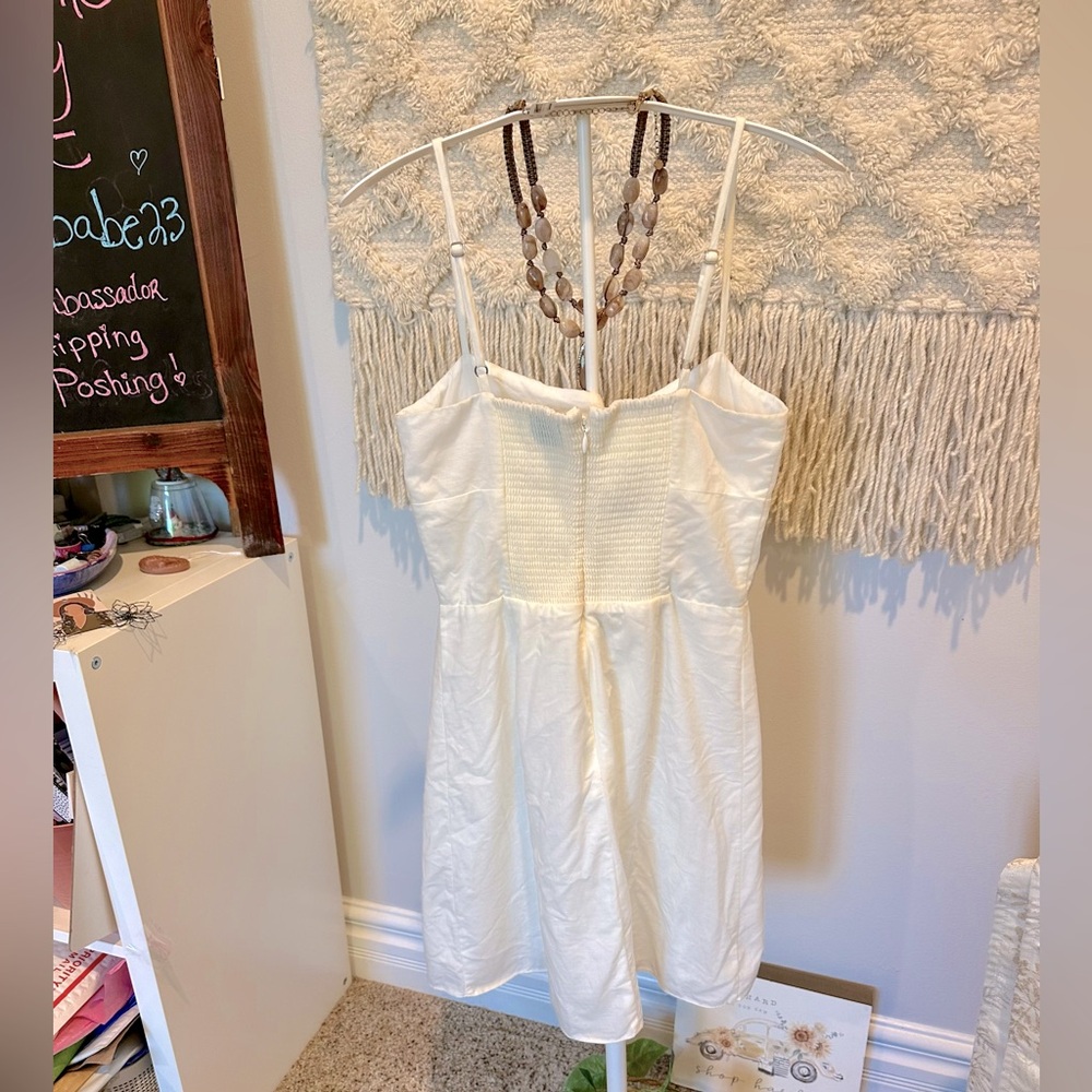 Sunday Best ivory Spaghetti Strap Sundress XS - Picture 3 of 5